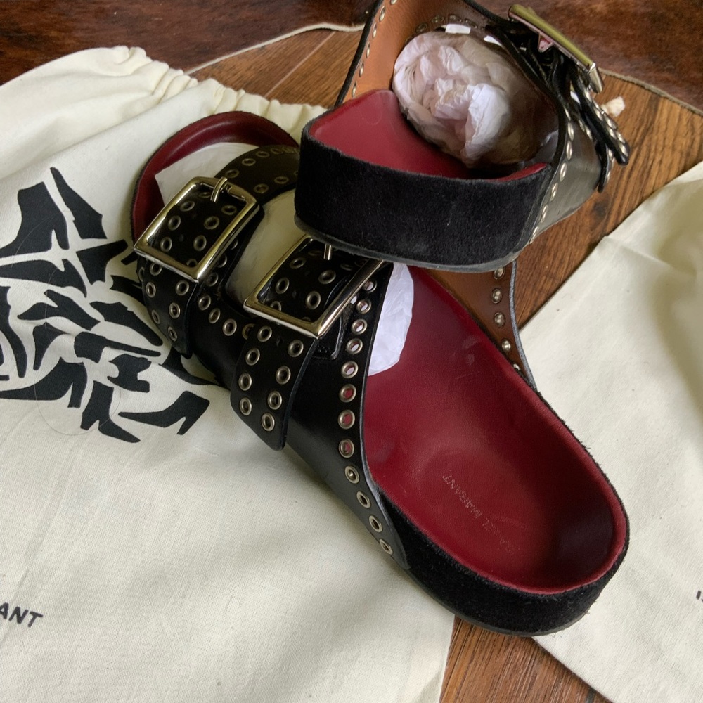 Isabel Marant Studded Sliders - Picture 8 of 11